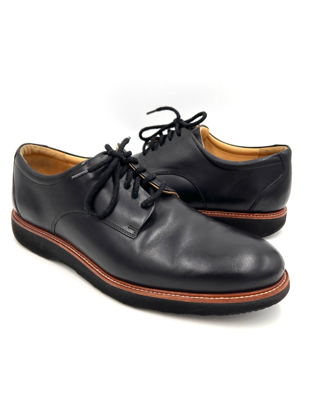 Samuel Hubbard Founders Oxford Shoes Black Leather Size 10.5